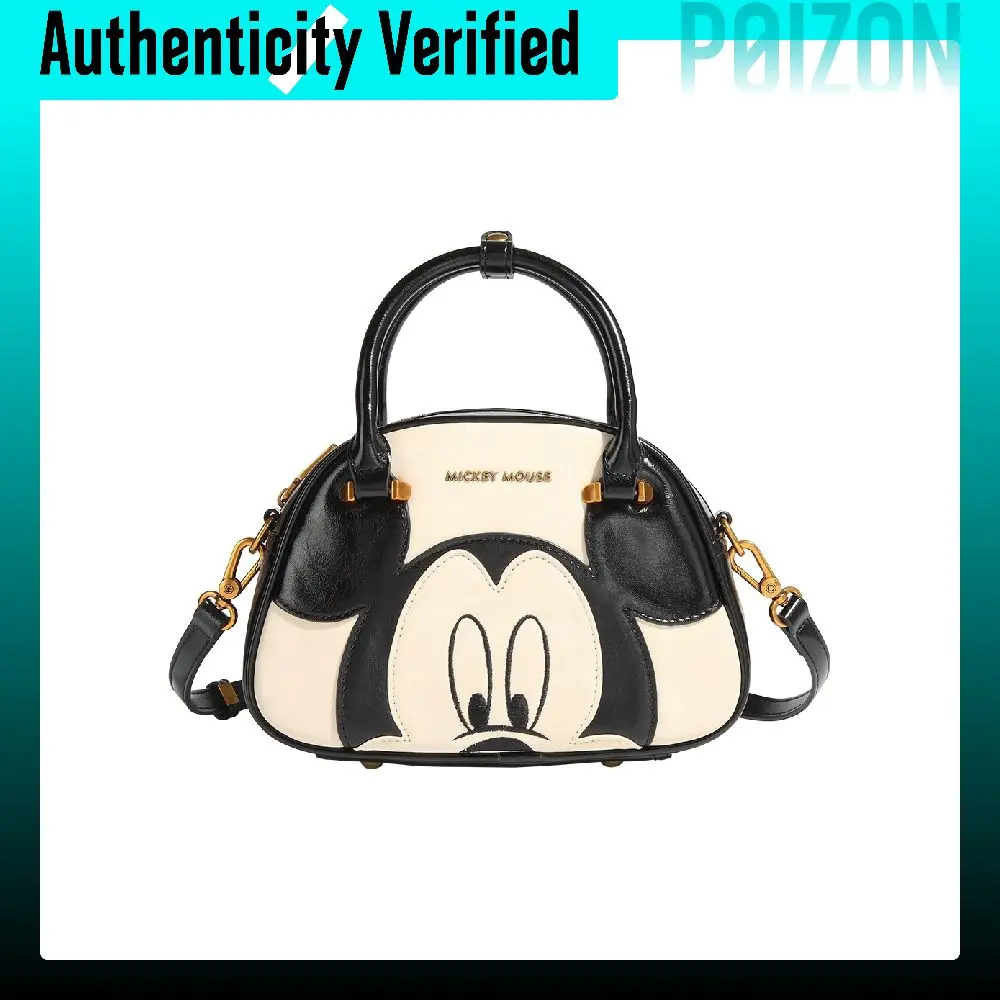Disney Mickey Series Pu One Shoulder Handbag Women's Black BMK-71539B