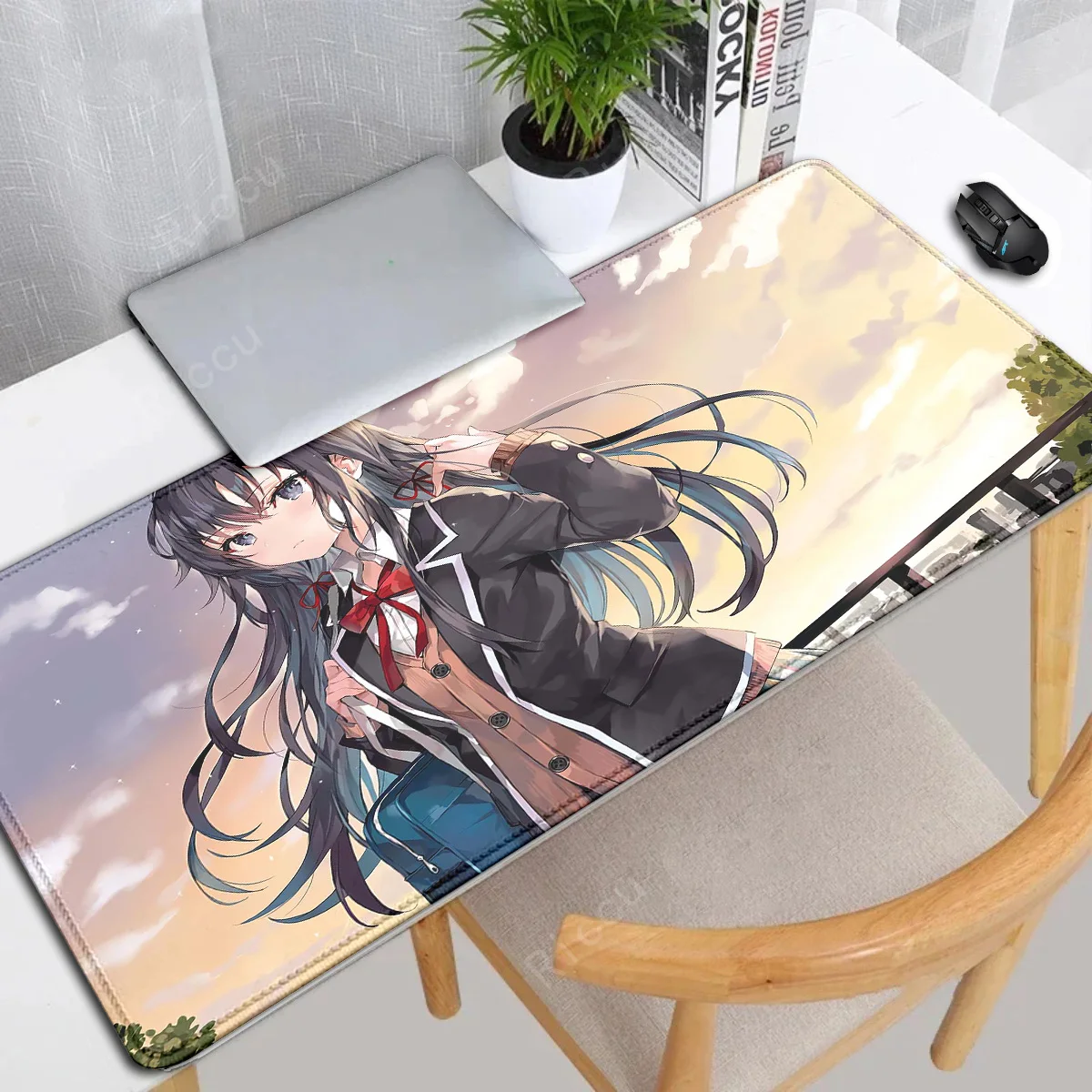 Anime Bureauaccessoires Tapijt Pad Mijn Tieners Romantici Comedys Snafu Muismat Rubber Pc Muismat Accessoires Gaming Muismat