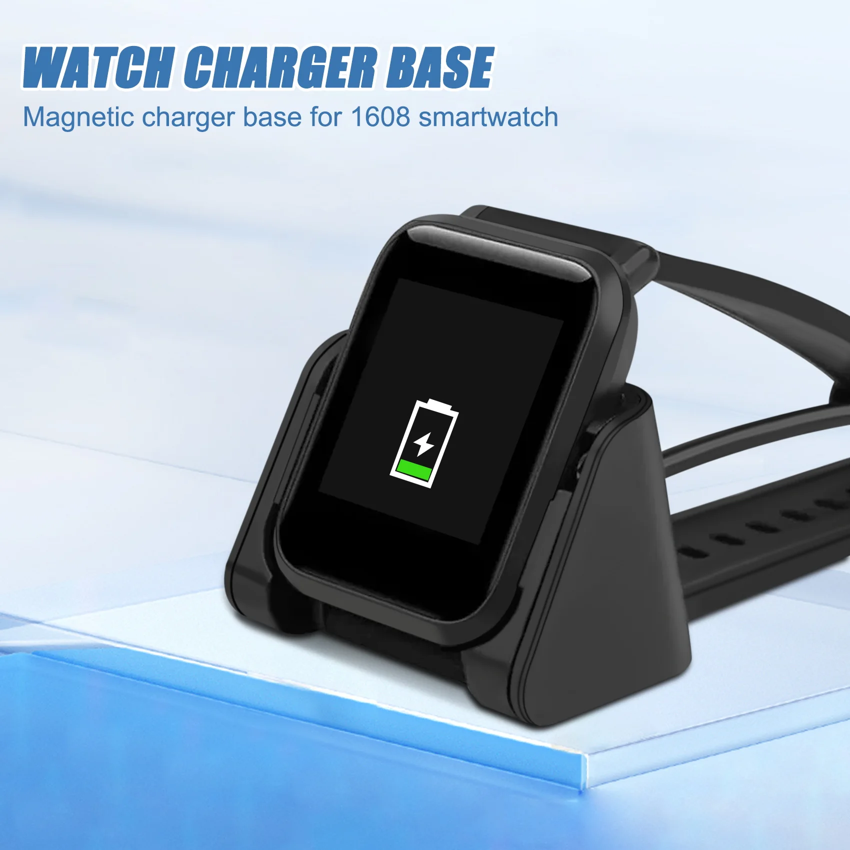 Magnetic Charger Dock Station Charging Cable Cradle For Amazfit Bip A1608 Smart Watch