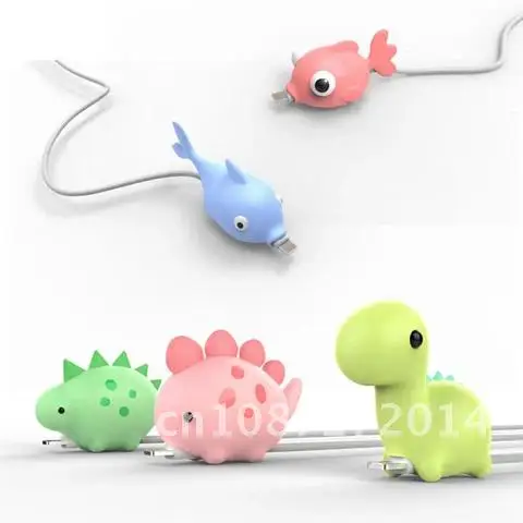 

1Pcs Adorable Animal Cable Organizer Winder Cover Bite Wire Cord Protector for Phone Charging Cable Protection Accessories