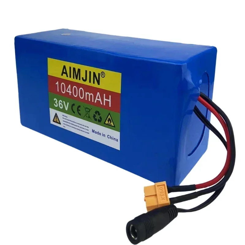 

36V 10400mAh 10S4P Lithium-ion Battery Pack Suitable for Bicycles, Cars, and Electric Scooters,with Built-in BMS