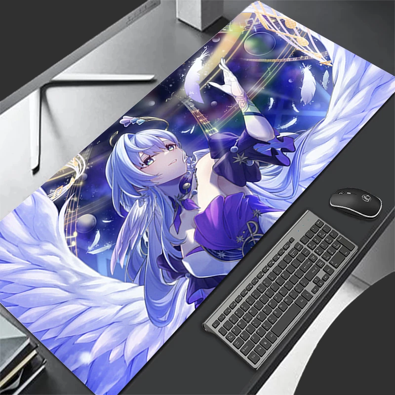 Mousepad Computer Gaming Accessories H-honkai Star Rail Robin Keyboard Pad Office PC Rubber Mouse Pad Decoracion Desk Mouse Mat - Image 2
