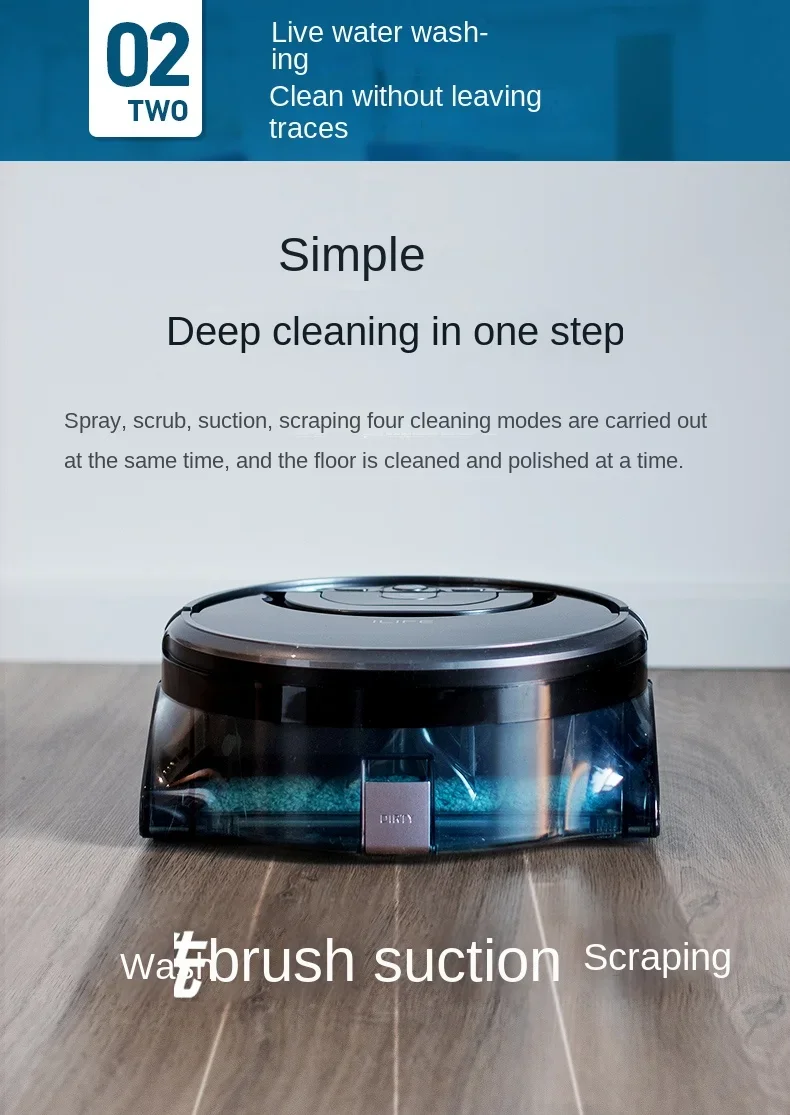 ILIFE W400 floor washing and mopping robot intelligent household automatic all-in-one wireless electric mop  vacuum cleaner  파츠