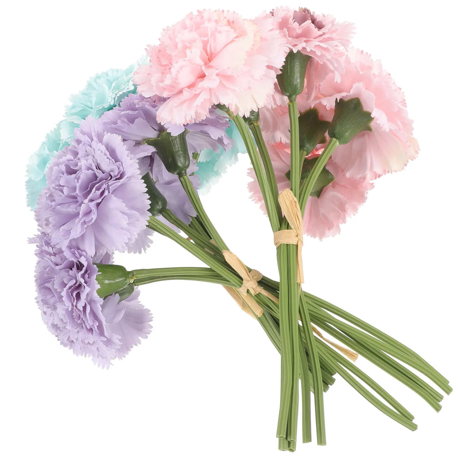 

Artificial Flowers Carnation Artificial Flowers 3 Bunches Carnation Centerpieces Sock Hop Decorations Fake FlowersMother's Day