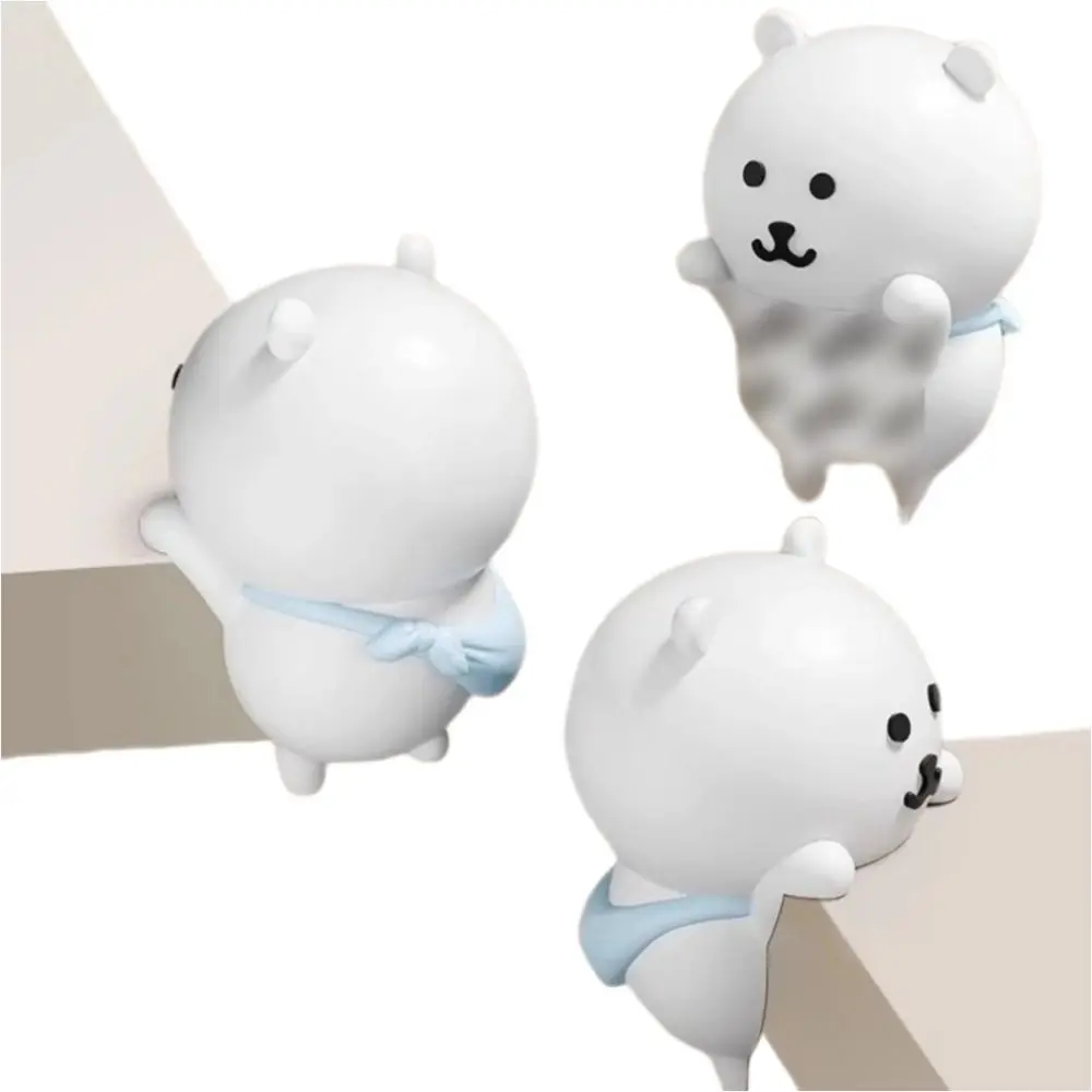 Cubierta de silicona para esquina de escritorio, Protector de borde de mesa de oso de dibujos animados suave, autoadhesivo, anticolisión, dispositivos para el hogar, 1/2 Uds.