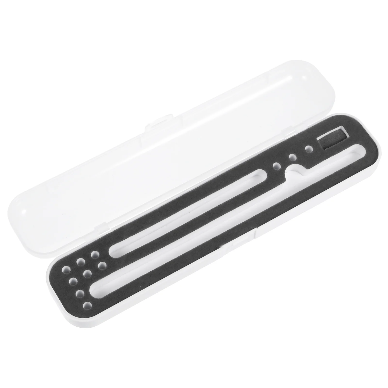 صندوق أقلام مع حافظة لقلم الرصاص 1 2 حامل قلم متعدد فتحات منظم تخزين صديق للبيئة تصميم مشبك للكمبيوتر اللوحي