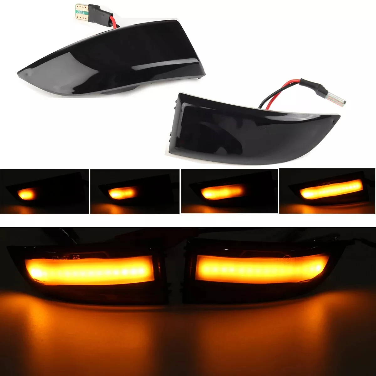 For Renault Megane 3 MK3 III RS 2008-2016 Laguna III X91 Fluence Latitude Dynamic LED Turn Signal Side Mirror Indicator Lights