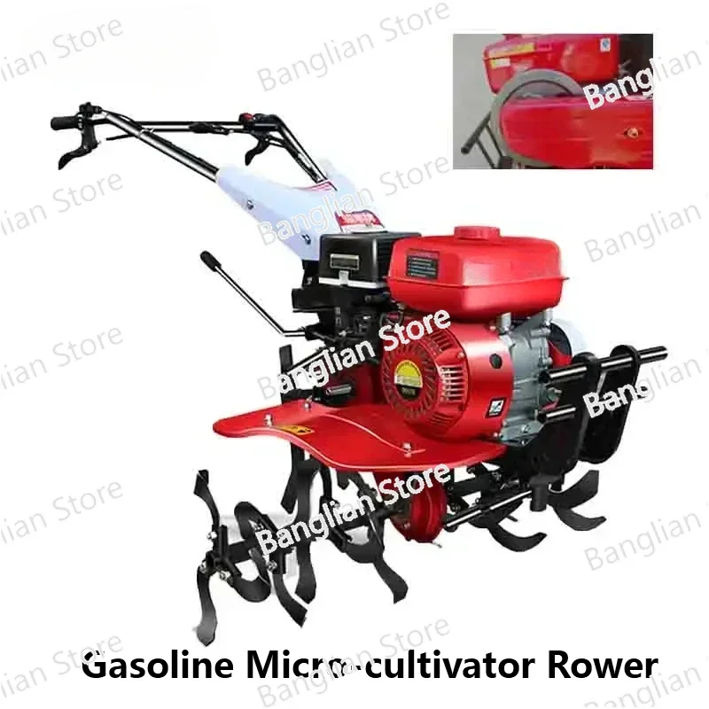 Multi-function Gasoline Micro-cultivator Rower Rotary Tillage Ridging Weeding Ditching Diesel Cultivator Micro Tillage Machine