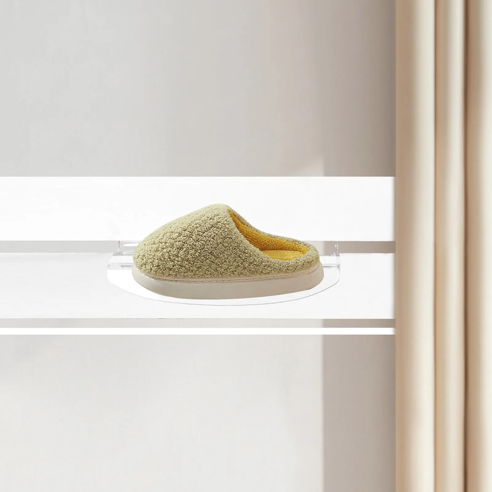 

4Pcs Slot Panel Shoe Rack Clear Wall Mounted Floating Shelves for Shoe Display Storage Retail Store Home Organization