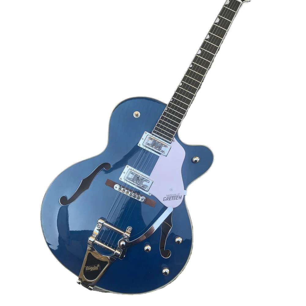 

In stock High end jazz electric guitar, rose wood fingerboard, semi hollow body, available