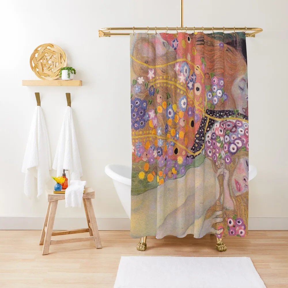 

WATER SNAKES - GUSTAV KLIMT Shower Curtain Shower Bathroom Waterproof Fabric Bathroom Shower Set For Bathroom Curtain