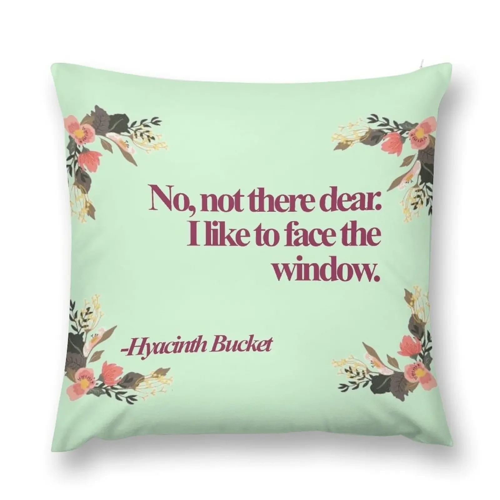 Hyacinth Bucket Quotes Throw Pillow Throw Pillow Sofa Cushions pillow