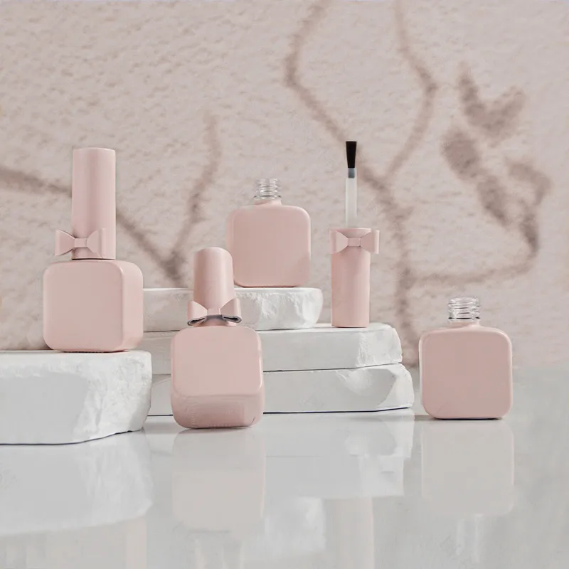 

10/30/50pcs 10ml Empty Nail Polish Bottles Glass Nail Gel Bottles With Brush Lid Paint Glue Bottles Nail Oil Container
