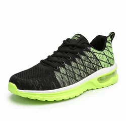 Sport Hot Sale Outdoor Sport Men's Shoes Sneakers Breathable Cushion Mesh Lace-up Women Running Shoes Sweetheart Shoes