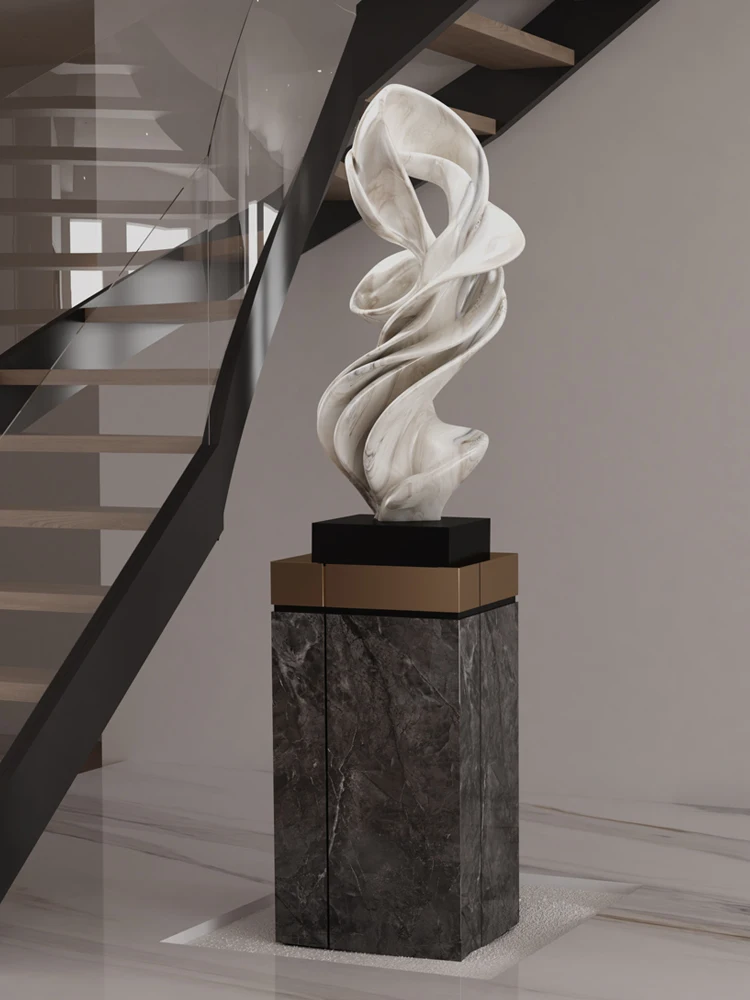 

Modern abstract sculpture ornaments, handicrafts, villa stairs, hotel lobby, corridors, aisles, floor-to-ceiling art decorations