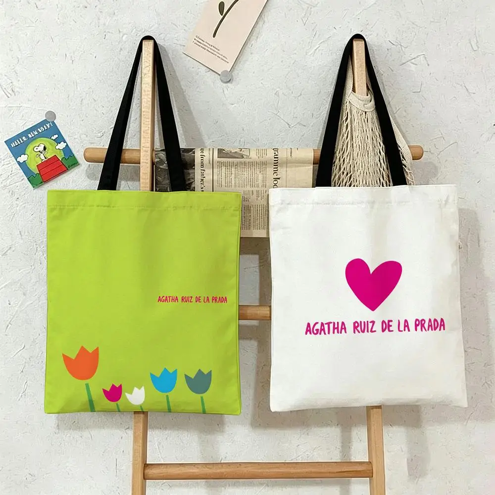Las bolsas de almacenamiento Soft Pastel Agatha Ruiz de la Prada son adecuadas para la escuela, compras, viajes, trabajo y compras de supermercado.