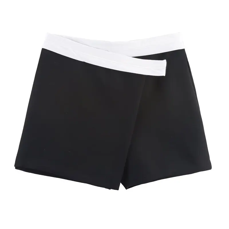 Fall 2025 New Women's Casual Pants Color Blo High Waist Double ket Design Versatile Faionable Ladies' Trousers