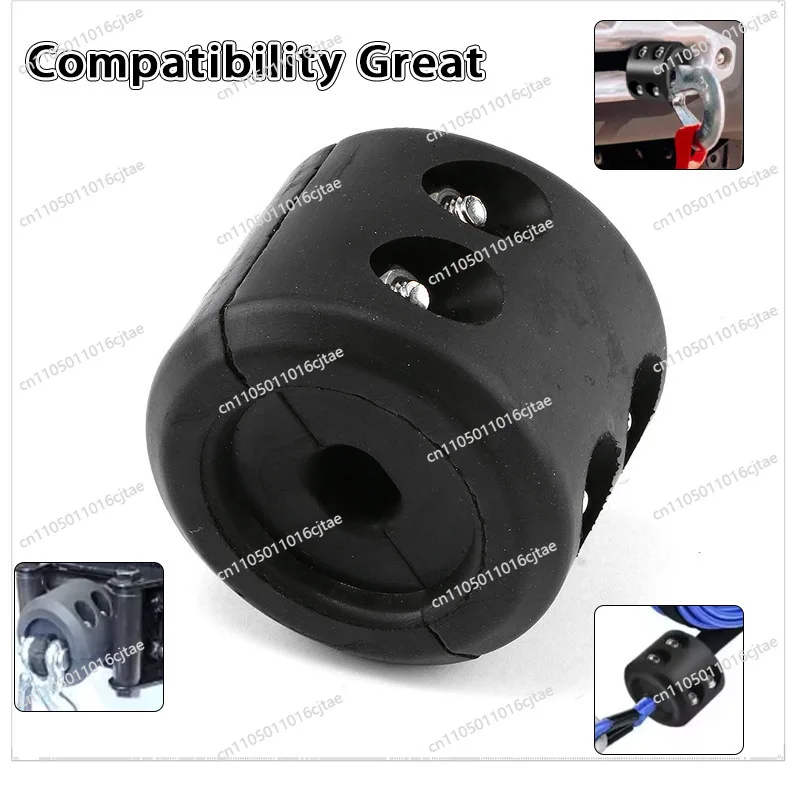 For Auto Retrofit Parts, Winch Hook Stoppers, Rubber Wire Plug Off-Road Vehicle Retrofit