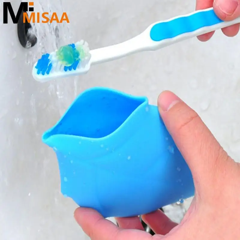 Maple Leaf Tooth Brush Holder Cap Brush Storage Tool Bathroom Accessories Silicone Toothbrush Head Cover Toothbrush Base