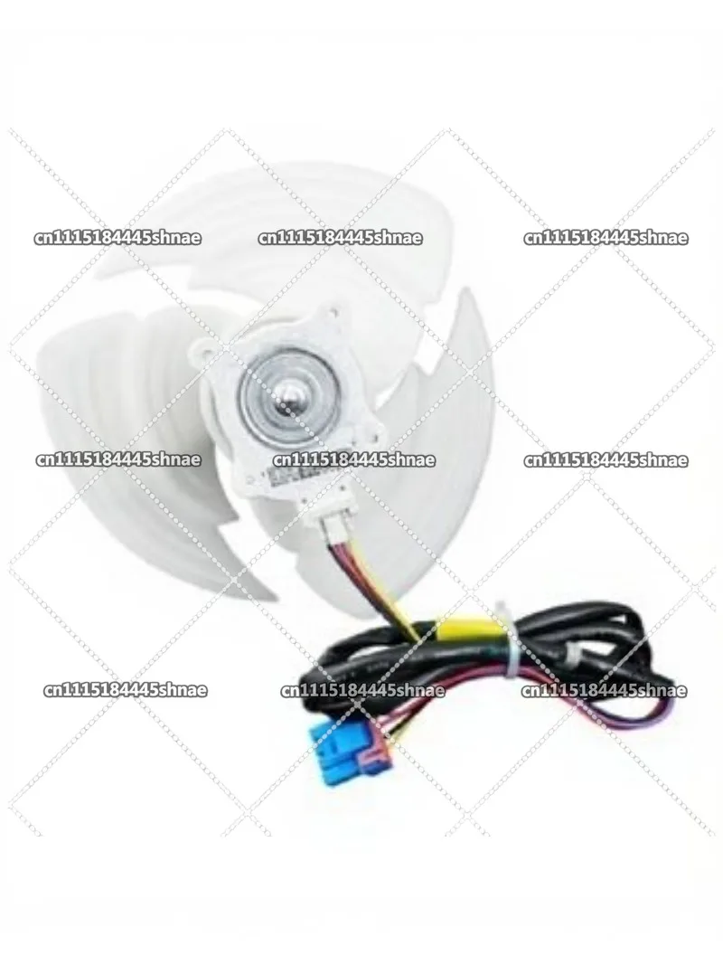 EAU63103301 Refrigerator Condenser Fan Motor, DC12V Long Wire Cooling Fan Replacement for Refrigerator