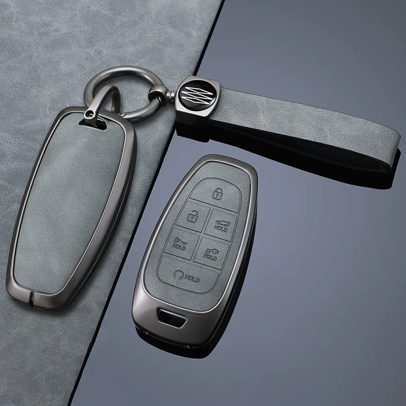 

Zinc Alloy Car Remote Key Case Cover Shell for Hyundai Sonata Sel Ev 6 Ev 8 IONIQ 5 Nexo DN8 Fe Tucson Sonata Staria NX4 Ioniq