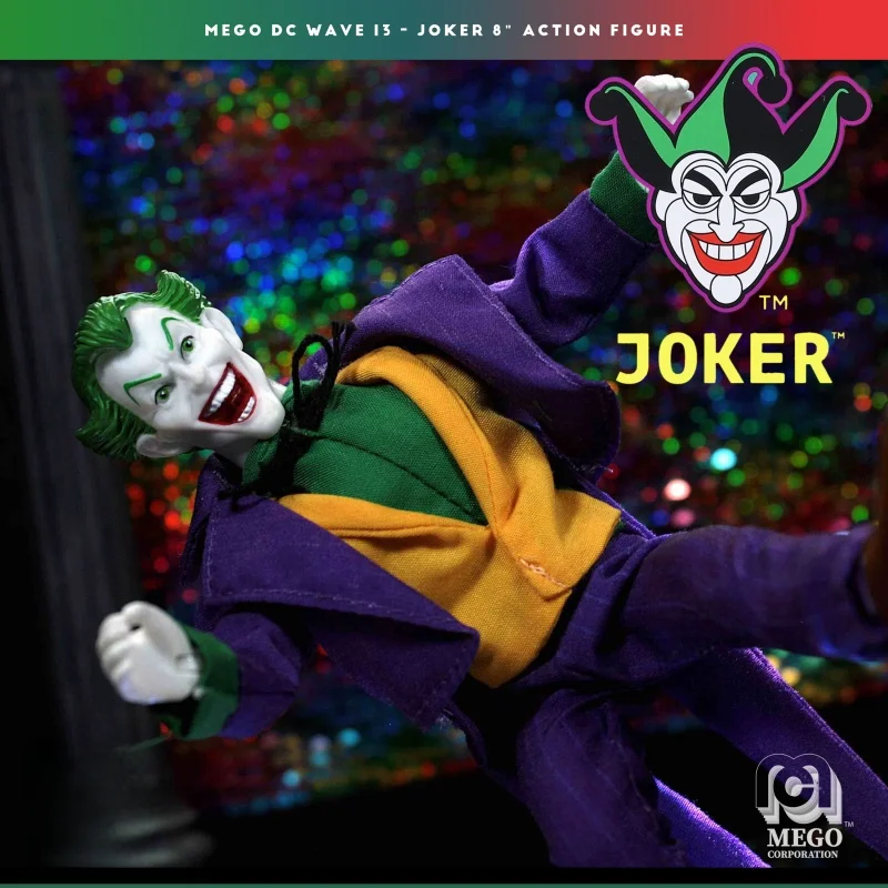

New Genuine Dc The Joker Character Model Toy Joint Mobility Holiday Gift Desktop Ornament Collectibles In Stock