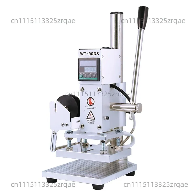 AC220V Hot Foil Stamping Machine Leather Handhold Paper Craft Copper Mould Stamp Embossers Wooden LOGO Labeling Papers Embossing