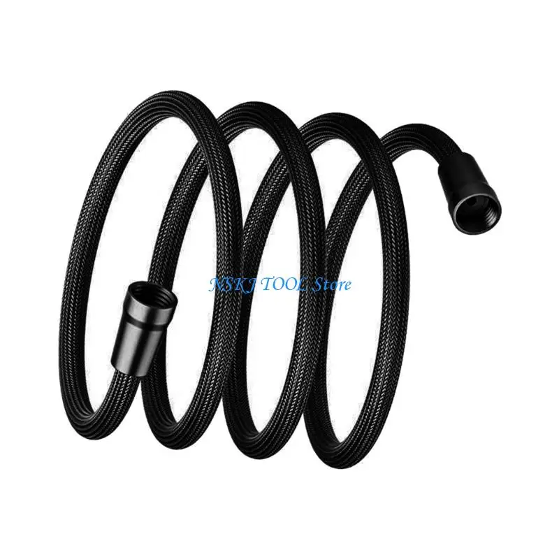 L8RC 2 Meter Toilet Hoses Anti Kink Designs Shower Hoses Nylon Hoses for Bidet Sprayer