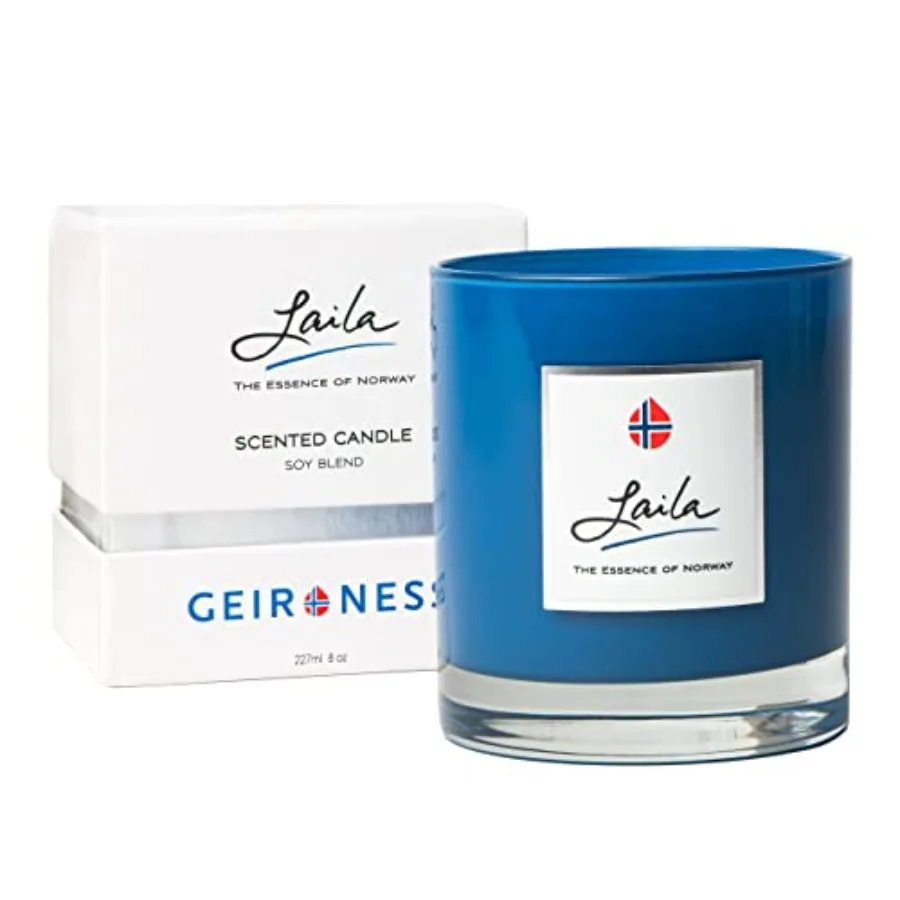 

Laila Perfume Candle - Soy Wax Scented Candles For Home Bathroom and Spa Room - Cotton Wick- Long Lasting Burn and Scent - Arom