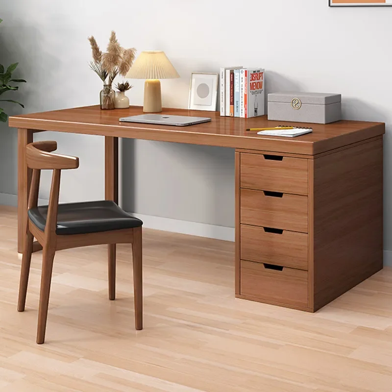 Floor European Office Desk Study Supplies Writing Student Computer Desks Drawers Storage Mesa De Computador Modern Furniture