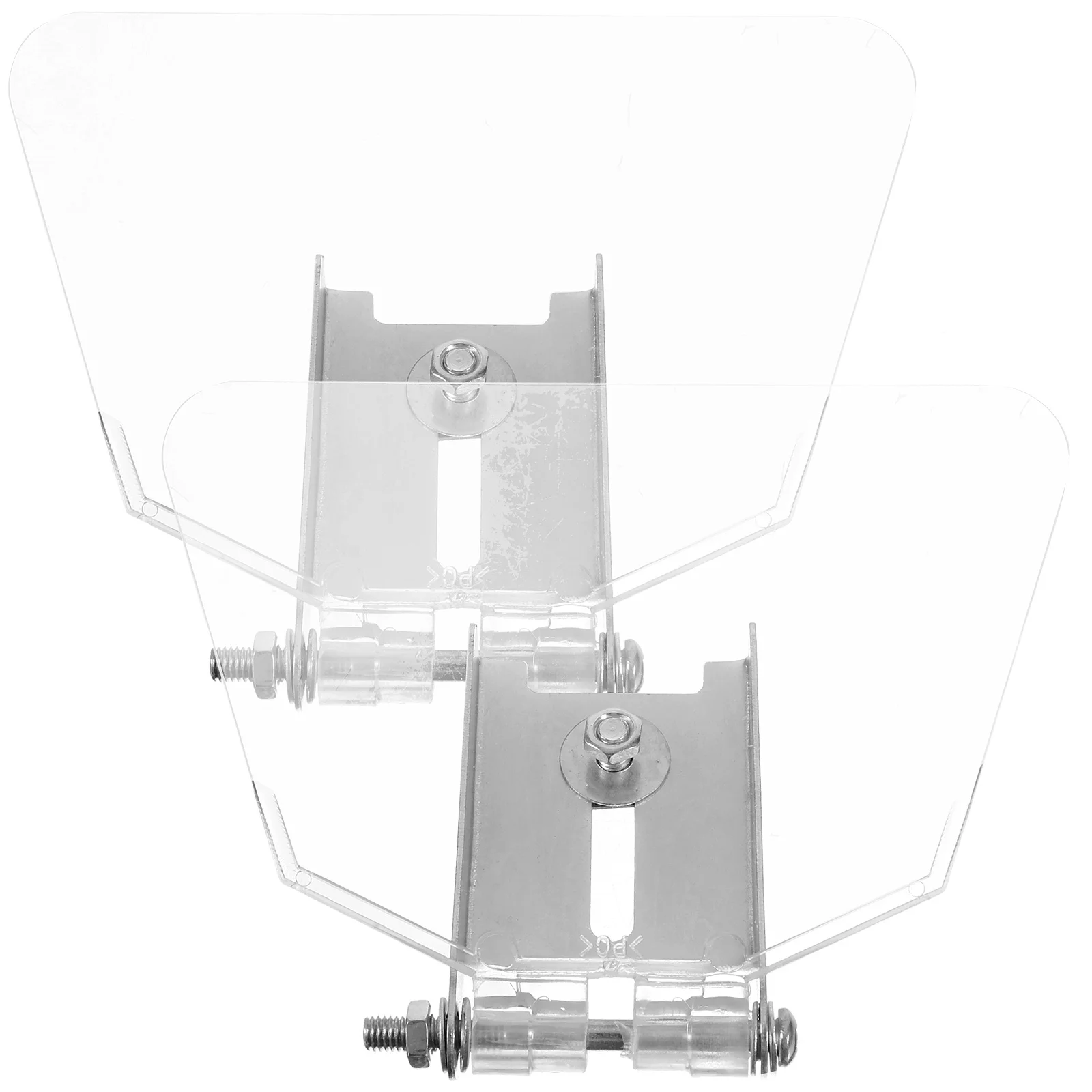 

2Pcs Bench Eyeshield Stainless Steel ABS Antirust Durable Highhardness Wearresistant Deformationresistant Guard Shield