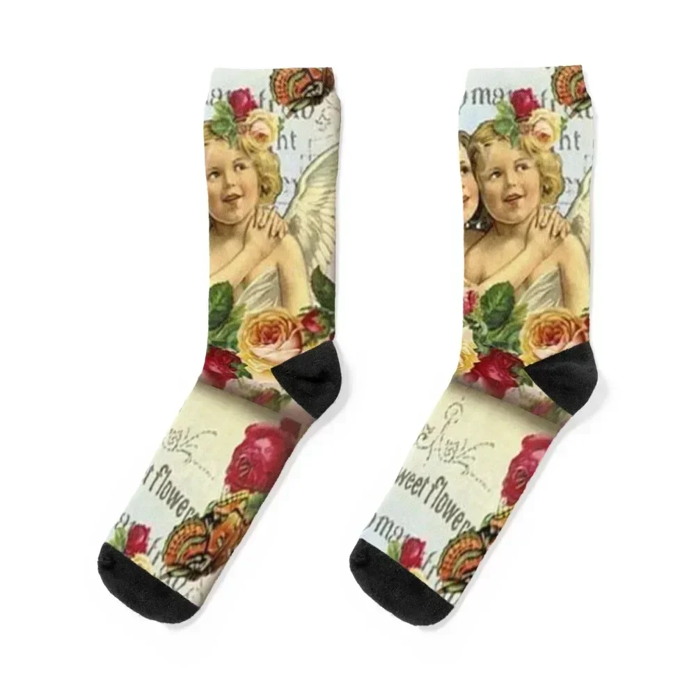 Two Cherubs Talking Socks shoes winter thermal halloween Men Socks Women's