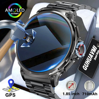 New 710 Mah Big Battery 1.85Inch Ultra HD Display Men smartwatch GPS Sport Track HD Bluetooth Call For Huawei Xiaomi Smart Watch