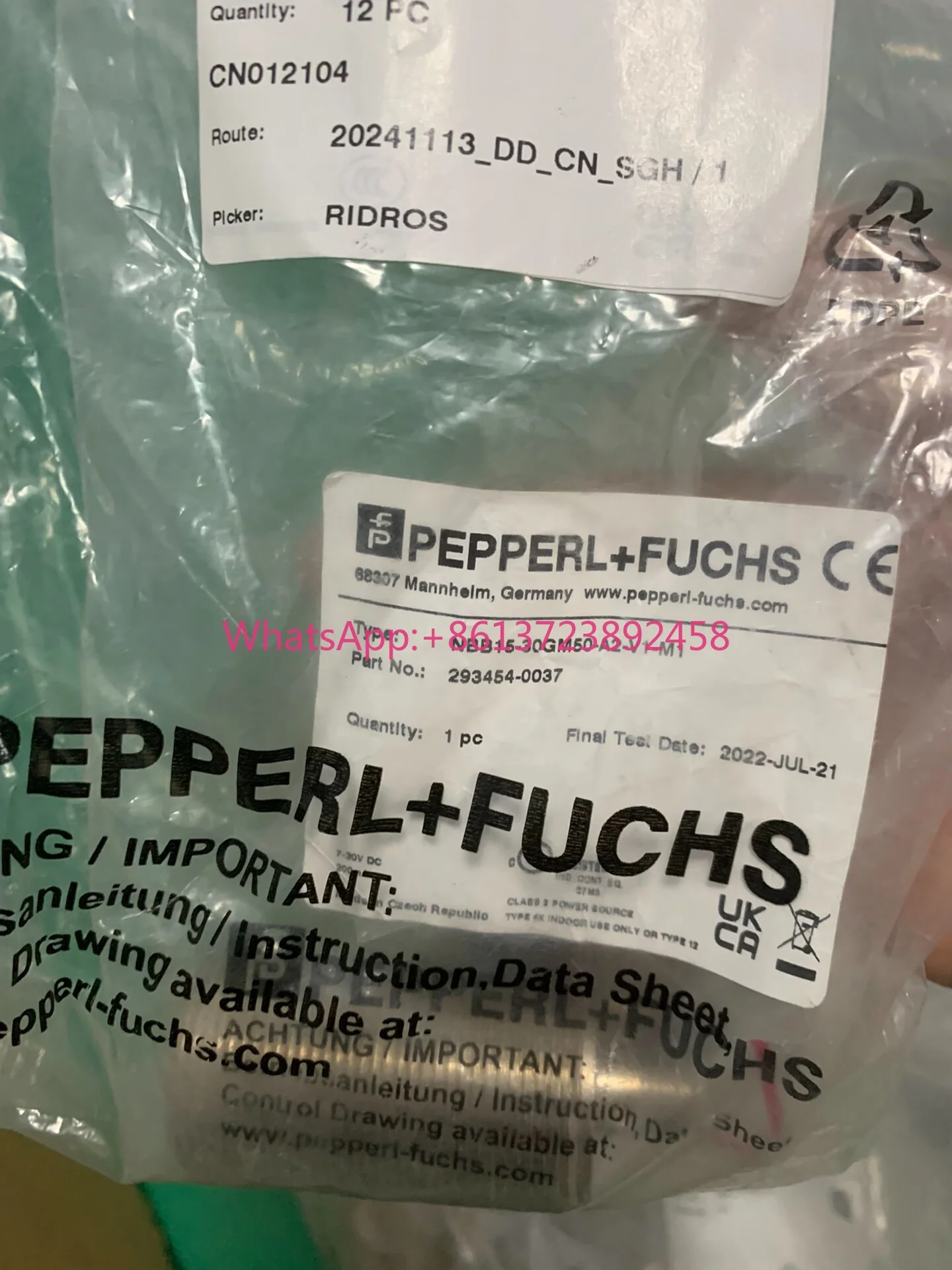 

Pepperl + Fuchs: NBB15-30GM50-A2-V1-M1 high quality