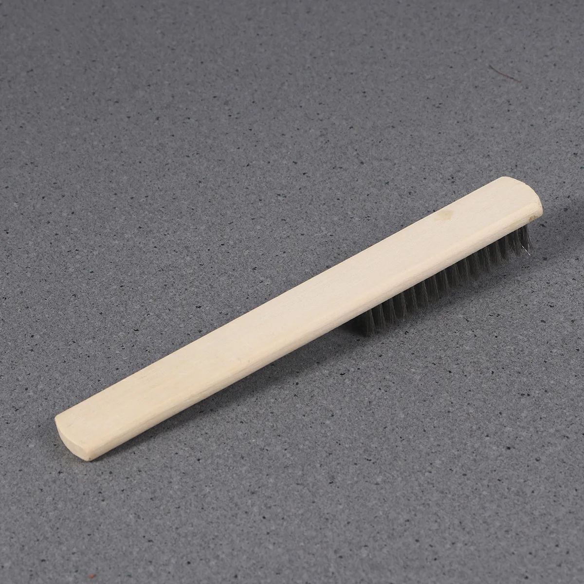 

6-Row Steel Wire Brush High Power Bristles for Performance Rust Resistant Steel Brush for Workshop Use