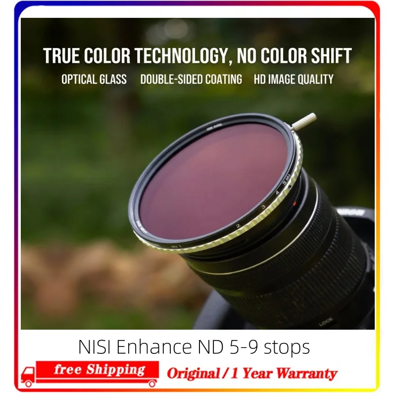 Nisi True Color ND-VARIO Pro 5-9 Stop Variable ND Camera Lens Filters