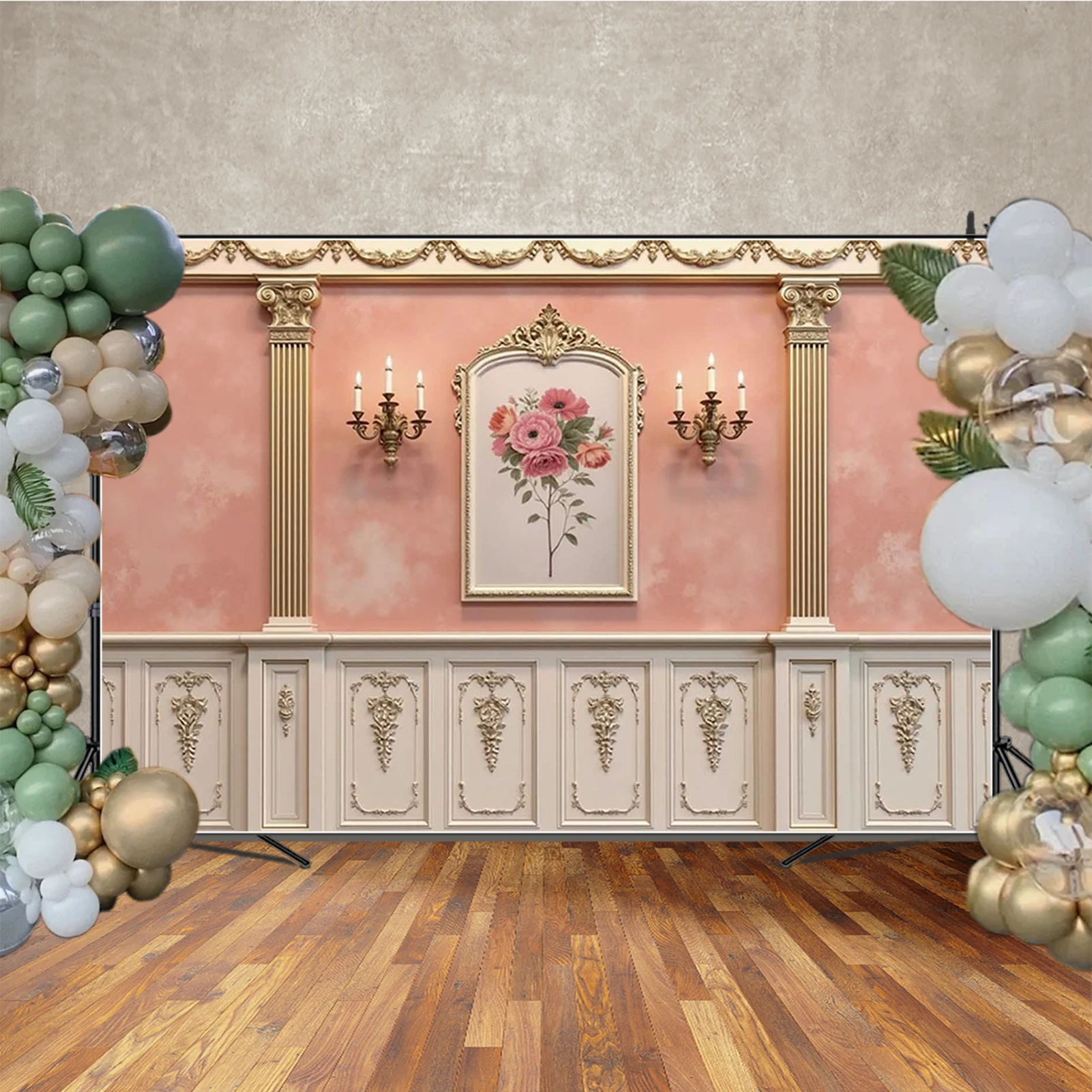 MOON.QG Interior Room Backdrop for Photography Boudoir Living Room Background Rustic Wedding Shower Backdrop Brick Birthday Wall