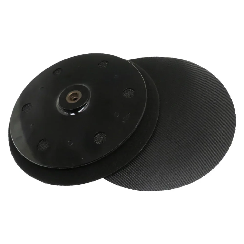 

Wall Polishing Backing Pad 215mm 9In Backing Black For Drywall Sander Hook&loop Non-porous PC Polishing Useful