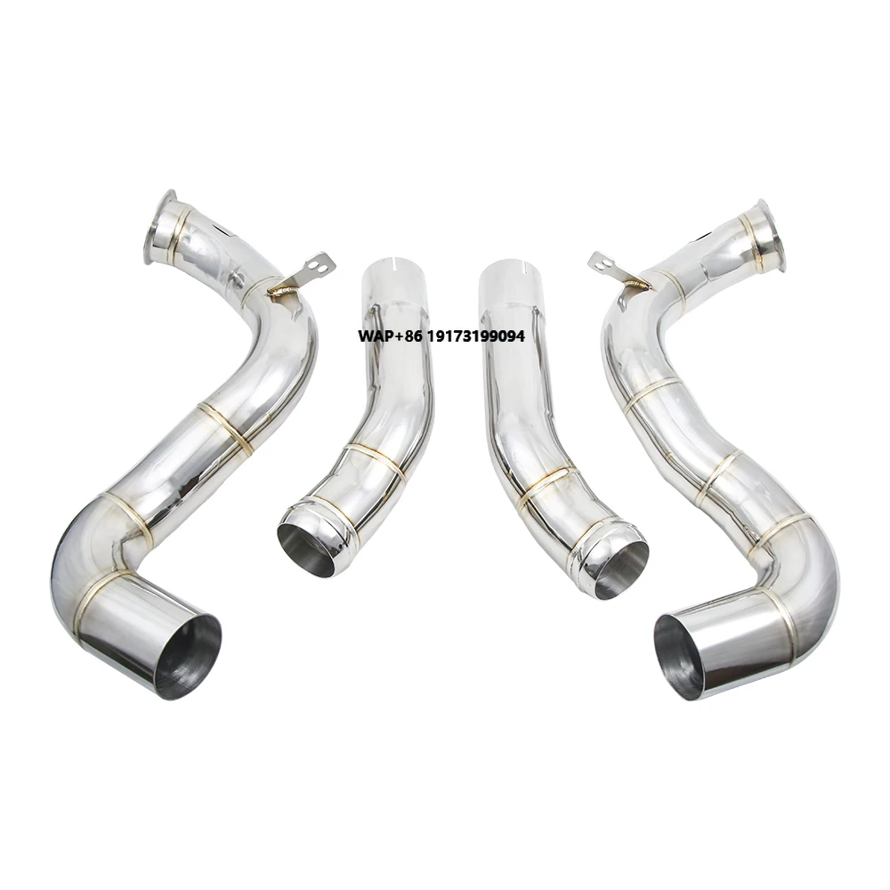 

Stainless Steel Downpipe for-MercedesBenz AMG C63 C63S W205 4.0T Exhaust Pipes for C43 AMG and C Class
