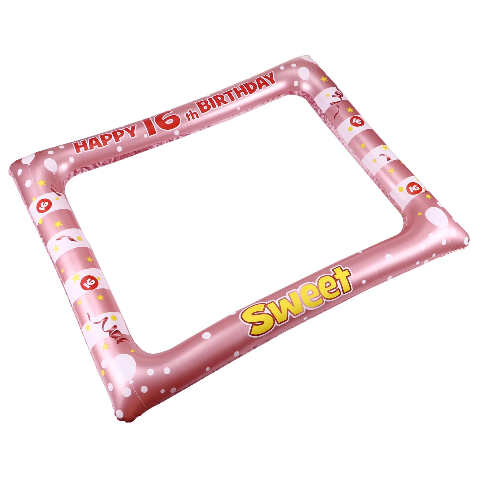 

The Banner Inflatable Photo Frame Child Birthday Picture Plastic 16th Booth Props