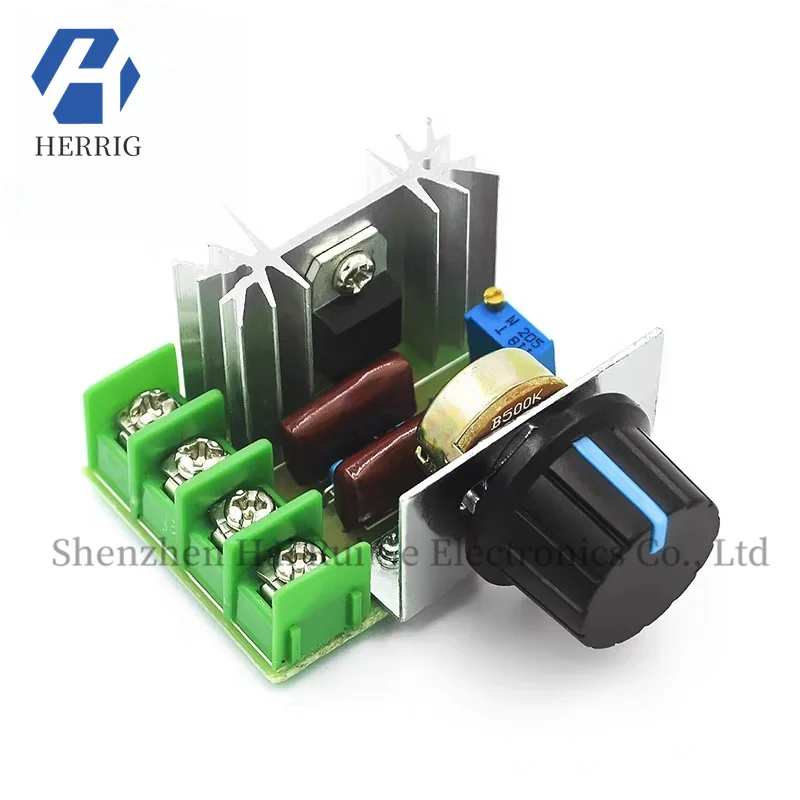 

2000W thyristor high-power electronic voltage regulator, dimming, speed regulation, temperature regulation