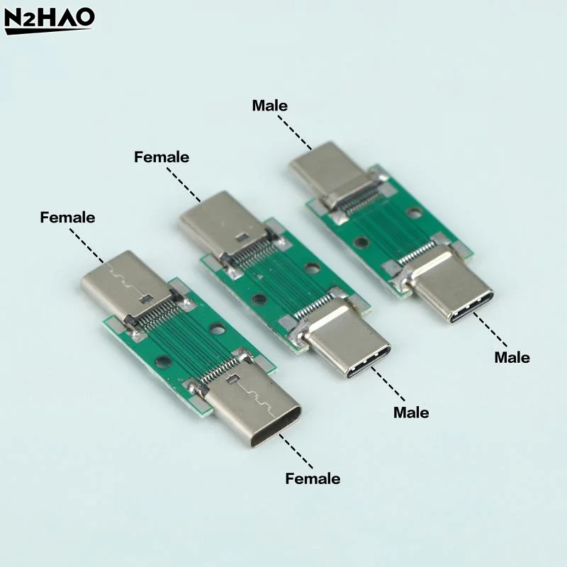 PCB board Type-C Multi-function Test Board USB 3.1 Type C 24 Pin Female To Male Female 24P High Current Adapter PCB Board