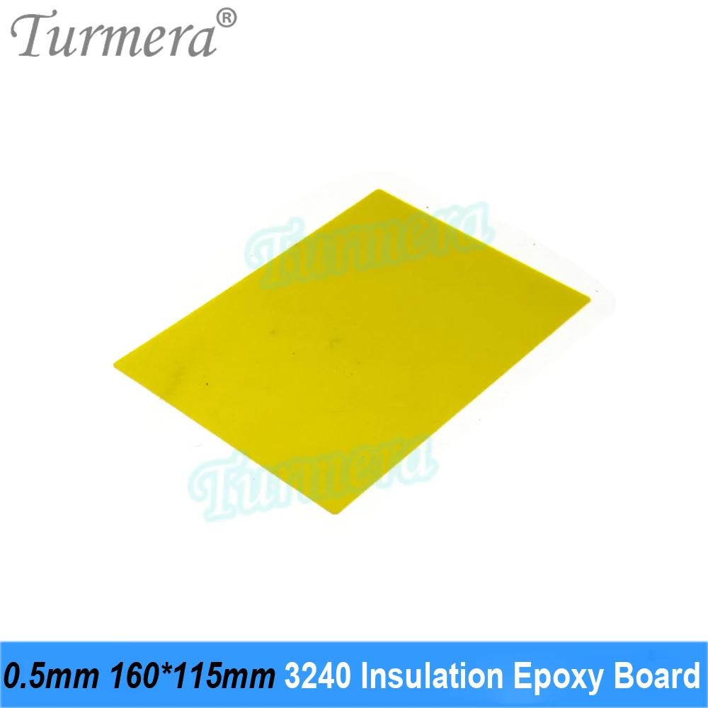 Turmera 3240 placa epóxi de isolamento 0.5mm espessura 160*115mm para eve lf100ma lf100ma 3.2v 100ah lifepo4 baterias pacote uso diy