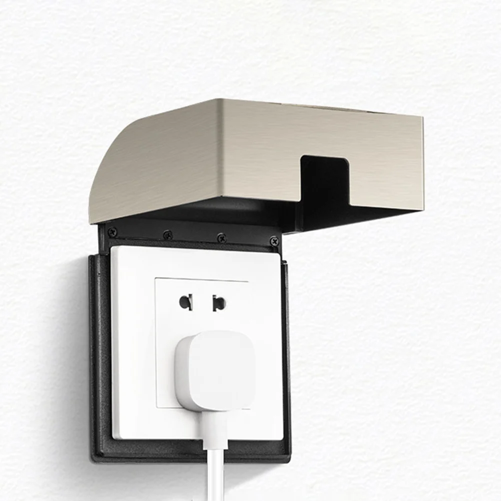 Waterproof Outlet Cover Stainless Steel Weatherproof Electrical Box For Outdoor Bathroom Kitchen Use Socket Protector Panel