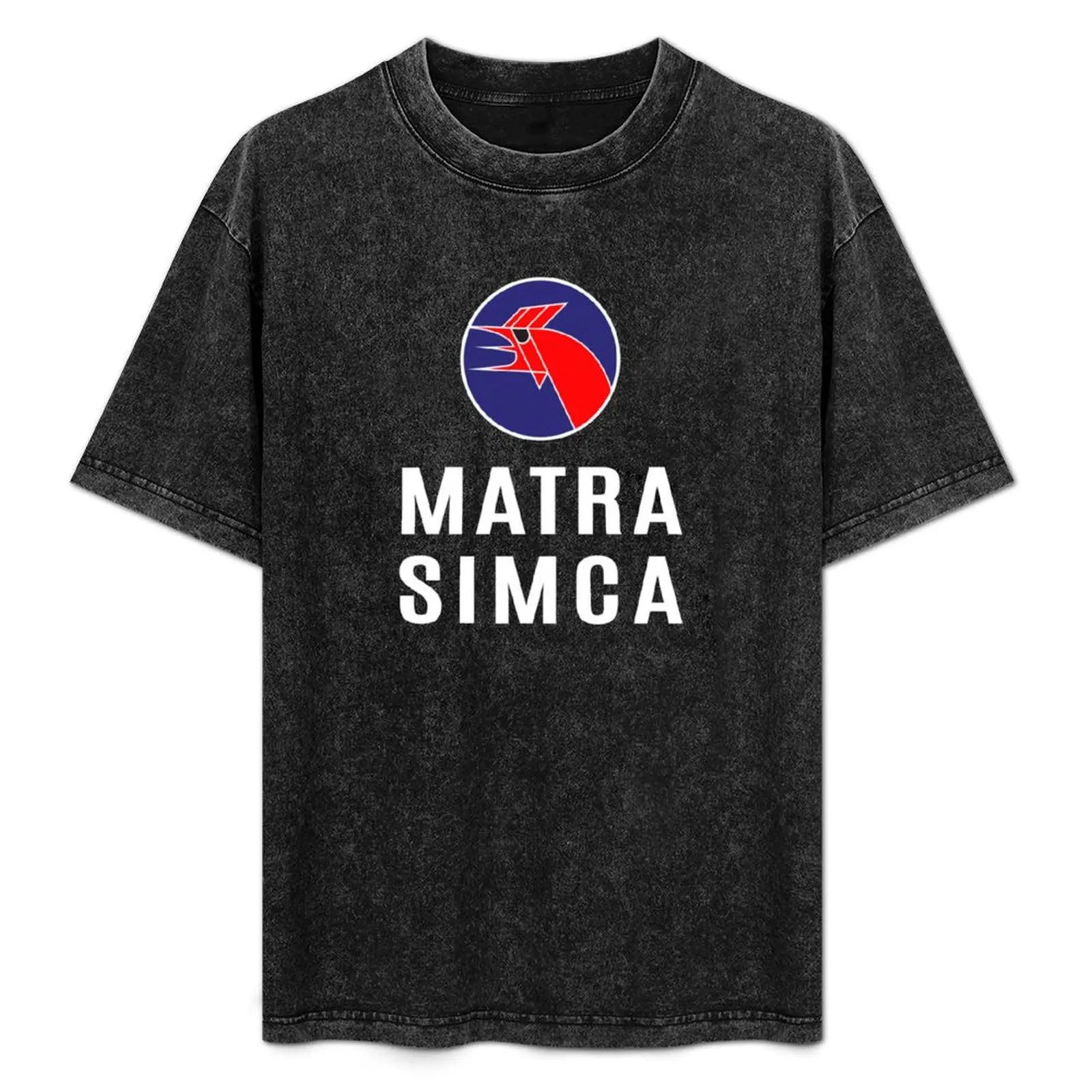 Logotipo Matra Simca 1973 - Camiseta blanca de manga corta para trabajo al aire libre
