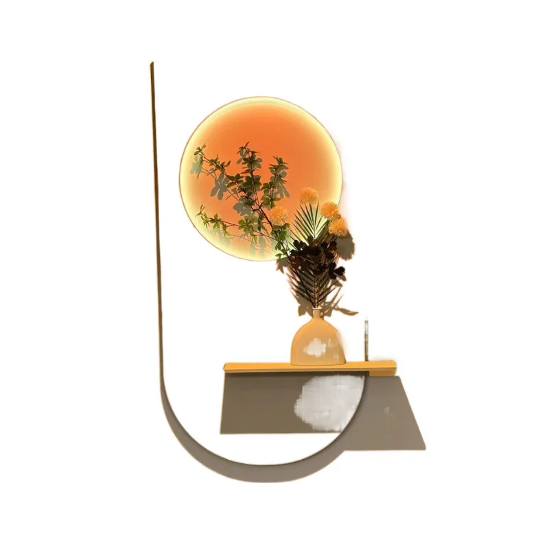 

Entry entrance decorative painting, designer three-dimensional texture lighting painting