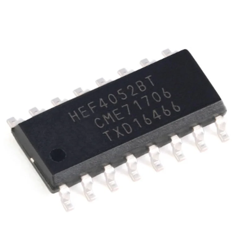 

100 Pieces of Brand New Original Hef4052Bt,653 Soic-16 Dual 4-Channel Analog Multiplexer Chips