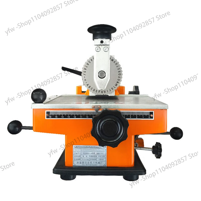 Semi-automatic Engraving Machine, Steel and Aluminum Alloy Identification Card  Label  Marking Tool