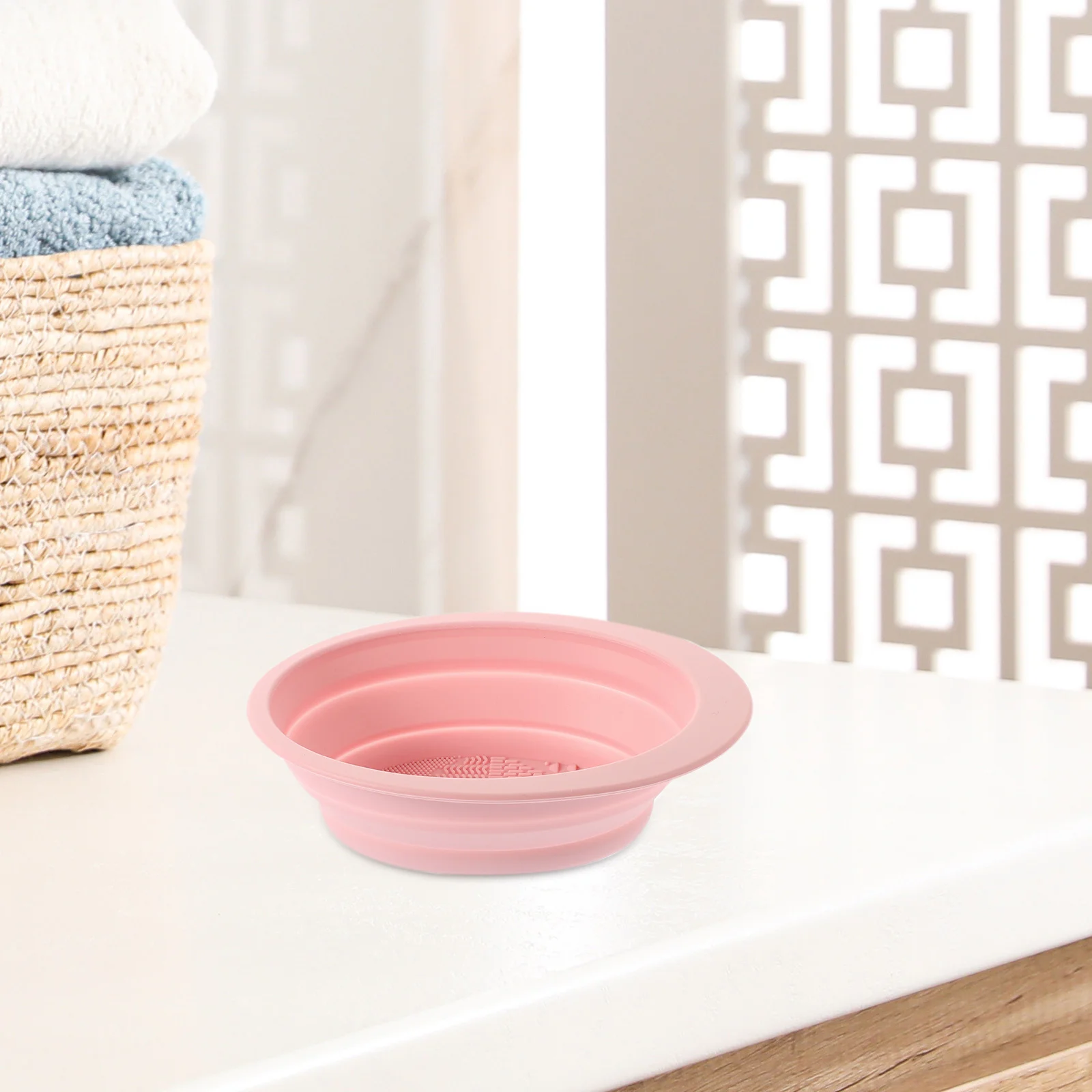 Zestaw do czyszczenia pędzli do makijażu Fioletowa tkanina Miska Siatka do suszenia pędzli Mata do czyszczenia Narzędzia Akcesoria Kosmetyki