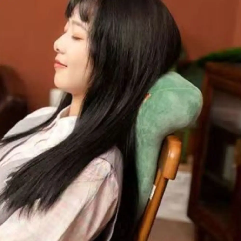 Cool Mat Summer Nap Pillow Double-sided Hollow Breathable Office Plush Pillow Hand Hold Cartoon Cute Animal Neck Pillow